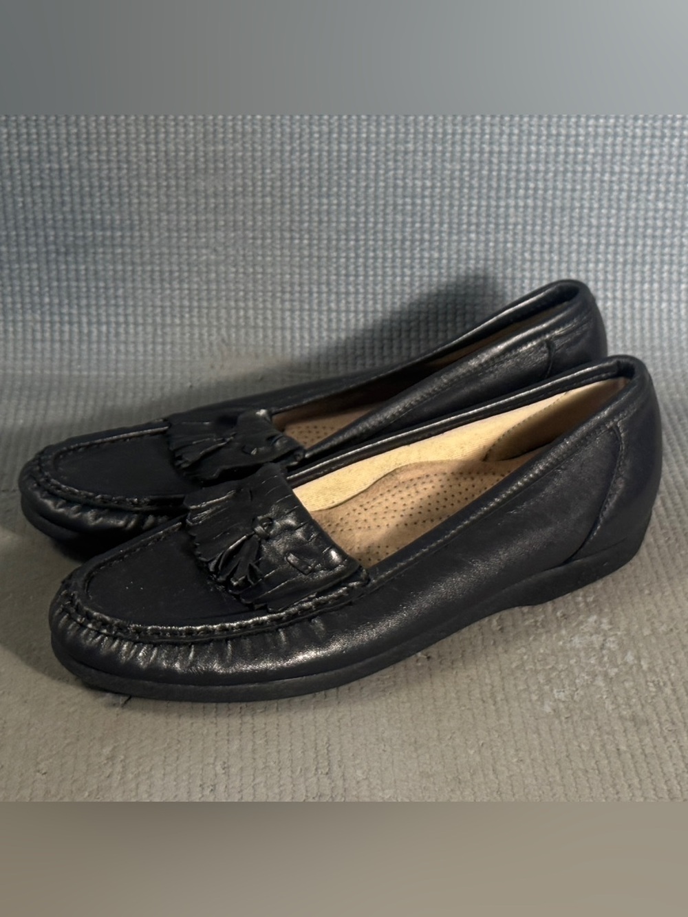 SAS Tripad Women's Comfort Blue Kiltie Tassel Loafers Shoes Size 7N